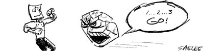 Paperman vs. a rock