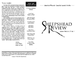 Sheepshead Review, Fall/Winter 2006 layout preview